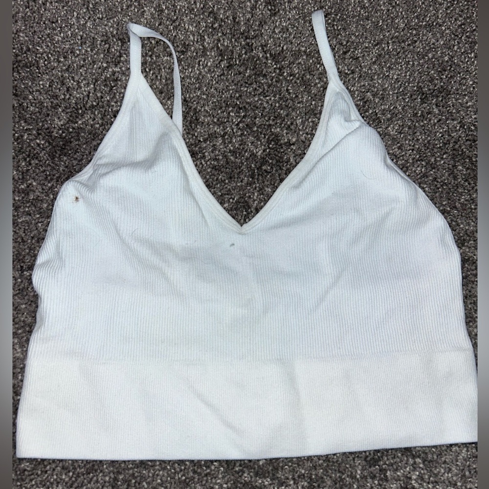 White bralette